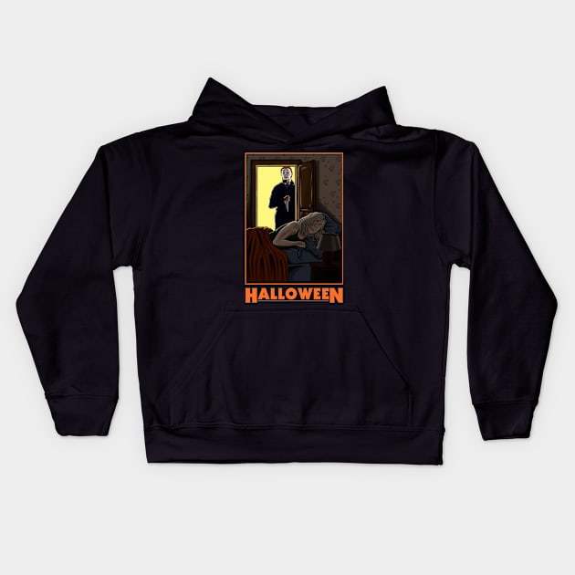 Halloween Kids Hoodie by jeremycain